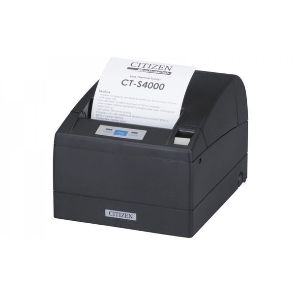 POS-принтер Citizen CT-S4000 Serial+USB чорний (горизонтальна або вертикальна установка) 008222 фото POS-принтер Citizen CT-S4000 Serial+USB чорний (горизонтальна або вертикальна установка) 008222 фото