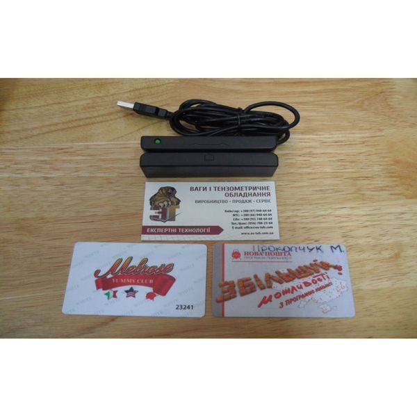 Считыватель магнитных карт MJ-MSR600 USB 000189 фото