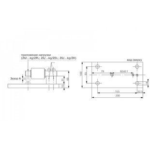Опорный блок для номинальных нагрузок 5 кг HBM Z6/ZPU/200KG 008962 фото