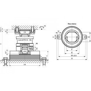 Эластомерная опора для датчиков HBM RTN/ 68T /VEN 008853 фото