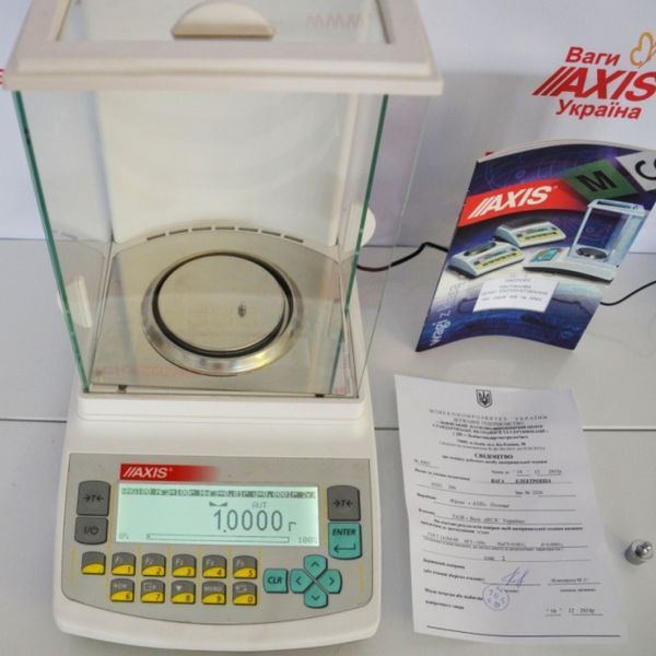 Весы лабораторные AXIS ANG 220 до 220 г, дискретность 0,0001 г 003308 фото
