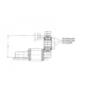 Маятниковая опора HBM Z6/2Т/ZPL 008966 фото