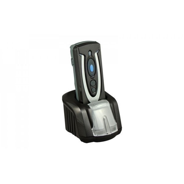 Зносостійкий бездротовий 1D та 2D сканер штрих-кодів Cino PF680 BT Smart Cradle Kit USB чорний з підставкою 004456 фото