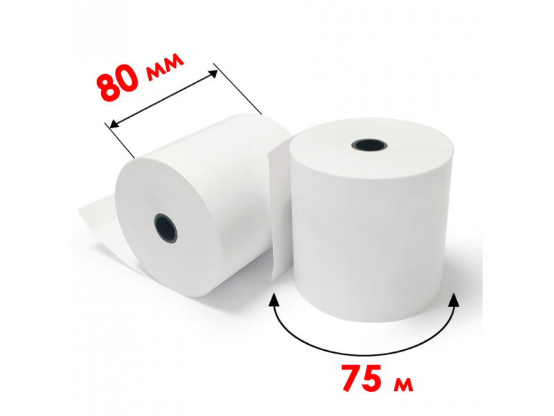 Чековая лента 80 мм/70 м, коробка 45 шт. 5774994 фото