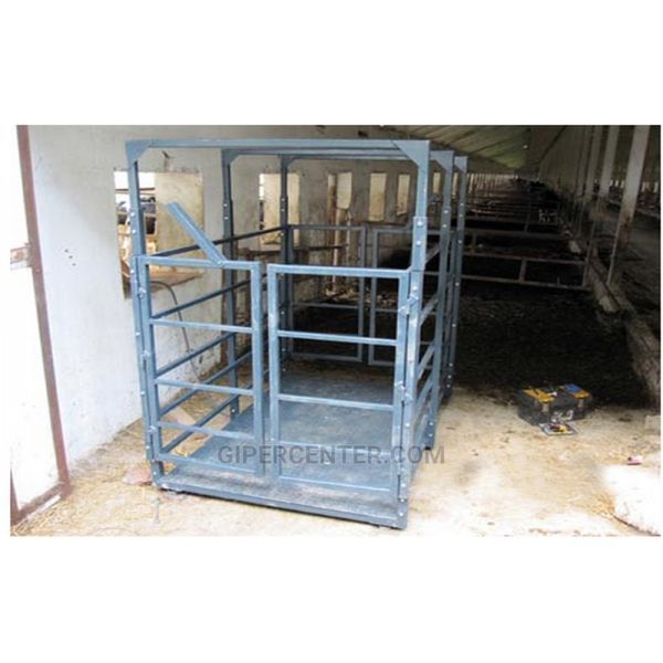 Весы для свиней и поросят TRIONYX П0712-СК-600 (700х1200 мм, НПВ=600 кг, d=200 г) 008507 фото