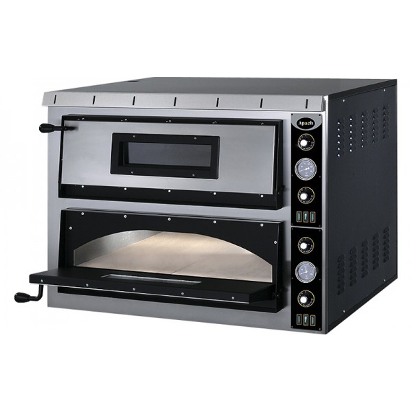 Электромеханическая печь для пиццы Apach АML66 W (две камеры 1080х720х140 мм)