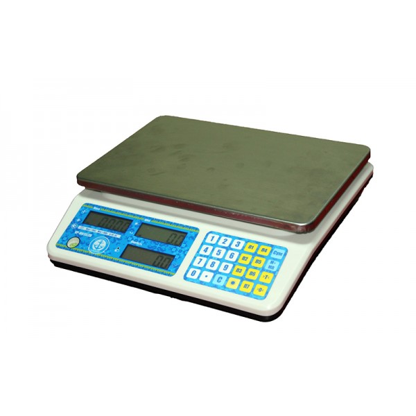 Весы торговые Вагар без стойки VP-MN до 15/30 кг, точность 5/10 г, LCD (жидкокристаллический)