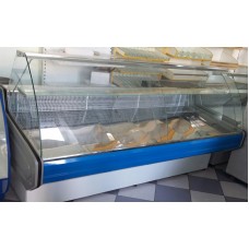 Прилавок витринный холодильный универсальный PVHSu-1.6 «Intel» AISI (-5…+5 °С)