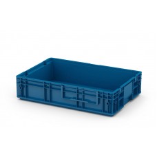 Пластиковый ящик RL-KLT 6147 с гладким дном (594х396х147 мм) голубой