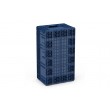 Пластиковый ящик R-KLT 6429 с перфорированным дном (594х396х280 мм) темно синий