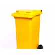 Передвижной мусорный контейнер 120 л. с крышкой (480х555х937 мм) цветные