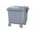 Передвижной мусорный контейнер 660 л. с опцией "крышка в крышке" 1370x780x1218 мм (25.C19.W)