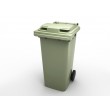 Деталь мусорного контейнера "комплект осей крышки" 14.908.99.PE (240 л)