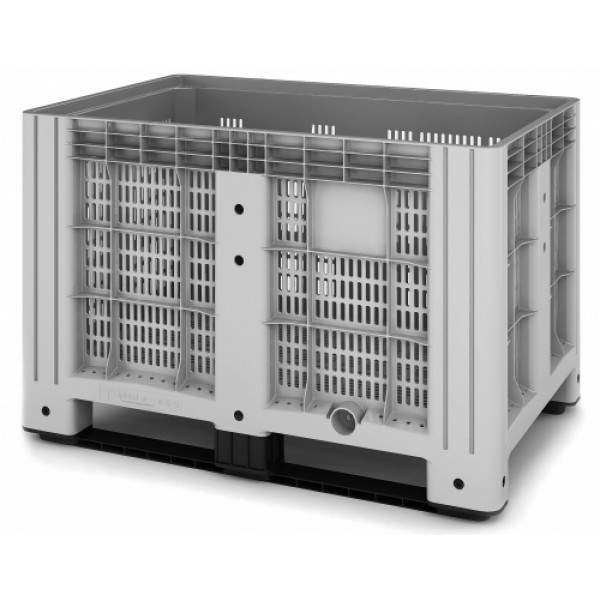 Перфорированный контейнер iBox на полозьях 1200х800х800 мм (11.602.91.РЕ.С9) 