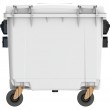Мусорный контейнер марки SULO (775x1370х1230 мм) на 660 л, серый