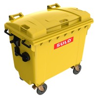Мусорный контейнер марки SULO (775x1370х1230 мм) на 660 л, цветные