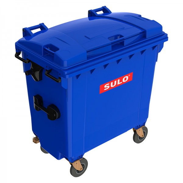 Мусорный контейнер марки SULO (775x1370х1365 мм) на 770 л, цветные