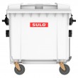 Мусорный контейнер марки SULO (1075x1370х1330 мм) на 1100 л, серый
