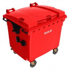 Мусорный контейнер марки SULO (1075x1370х1330 мм) на 1100 л, цветные