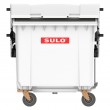 Мусорный контейнер марки SULO (1060x1370х1460 мм) на 1100 л RD, серый