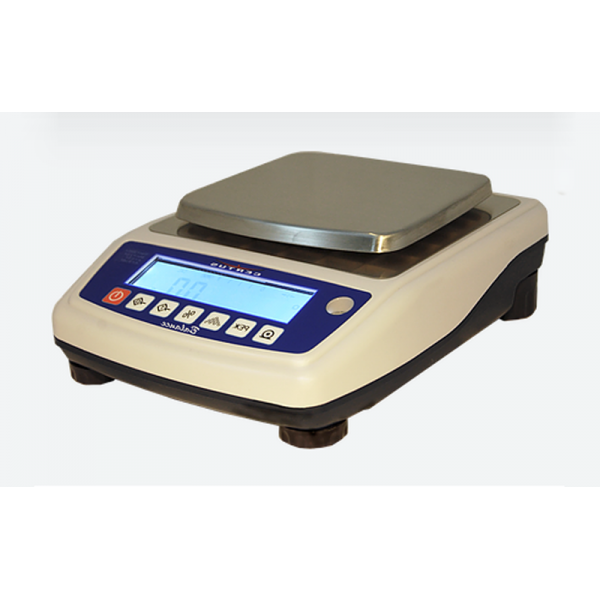 Лабораторные весы СВА-1500-0,2, до 1500 г, точность 0,02 г (прямоугольная платформа)