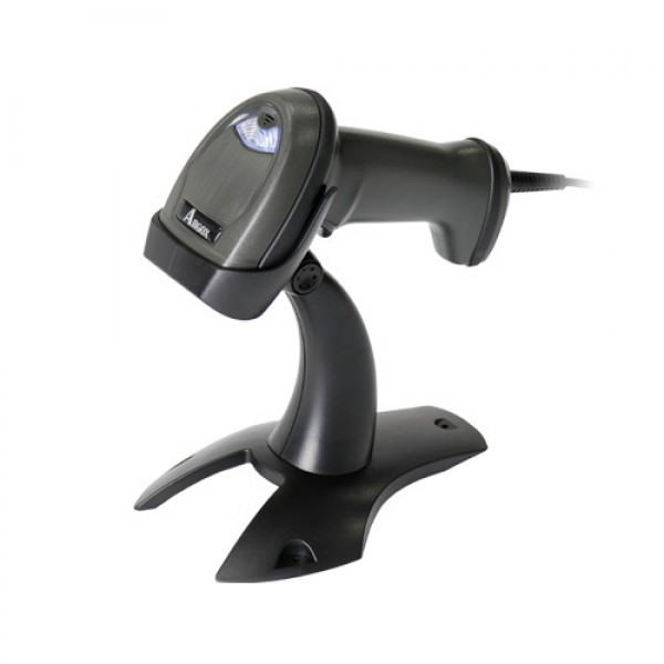 Ручной сканер штрих кодов Argox AS-8060, 1D, в комплекте подставка, USB-HID/USB-виртуальный COM