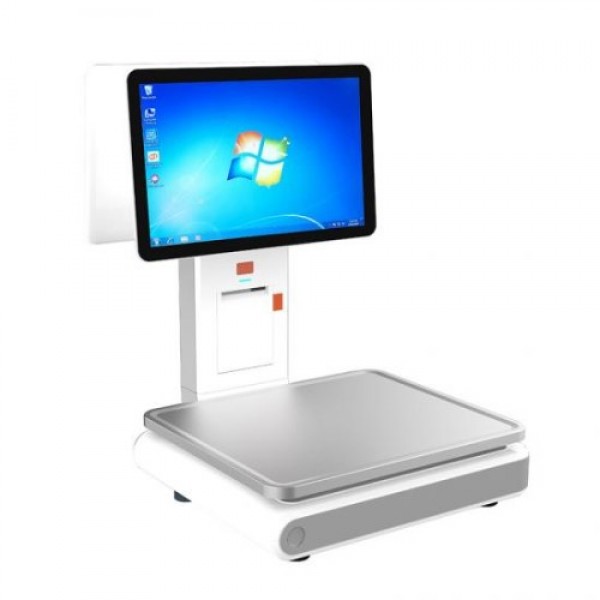 Весы самообслуживания Rongta Aurora Y1 - PC-based до 6/15 кг с двумя 14,1' дисплеями на стойке, с печатью чеков
