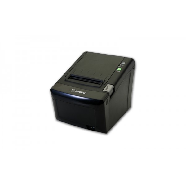 Скоростной принтер печати чеков Sewoo LK-TE122 US (USB+COM); черный/серый