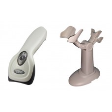 Ручной сканер для штрих кодов Cino F560 серый (PS/2) с подставкой Hands-Free Smart Stand