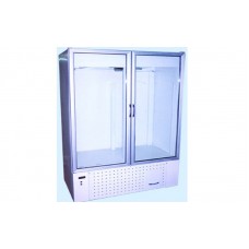 Холодильный двухдверный шкаф Айстермо ШХС-0.8; (1200х660х1850 мм), 0…+8˚С, стеклянные двери