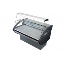 Холодильная витрина Росс Rimini-1,0 Н с плоским стеклом; 1,0х0,8 м (от 0 до +8°С с полкой),эконом