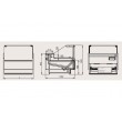Холодильная витрина Росс Люкс VERONA КУБ-1,2 (+2...+6°С, 1,2х1,2 м, с агрегатом и прямым стеклом)