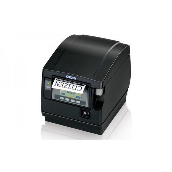 POS-принтер Citizen CT-S851 USB черный (LCD дисплей, фронтальный выход чека)
