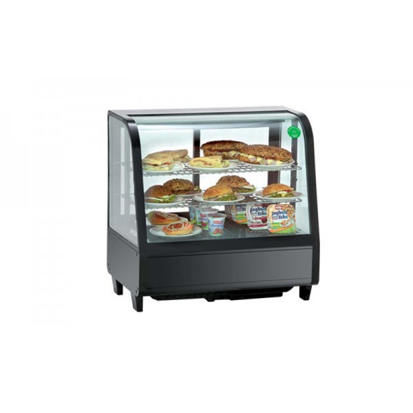 Настольная холодильная витрина Scan RTW 100 (от -2°С до +12°С, 682х450х675 мм, стекло гнутое)