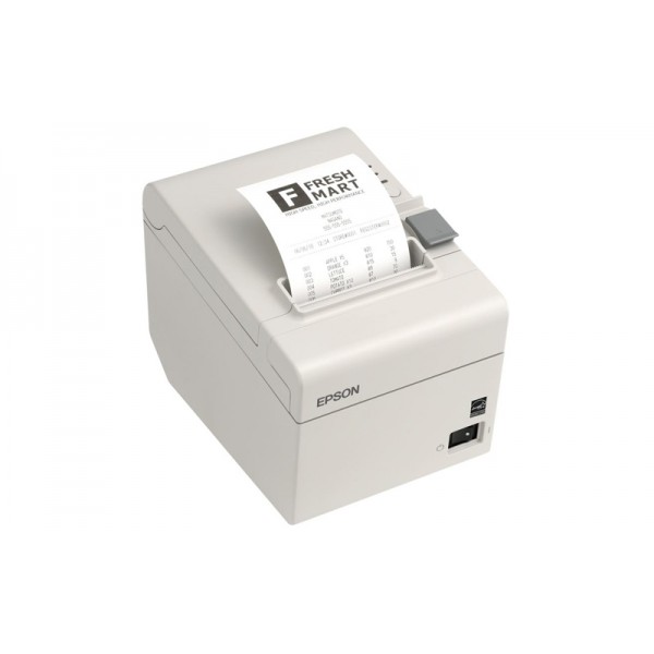 Термопринтер печати чеков EPSON TM-T20 COM с обрезчиком (RS-232) белый