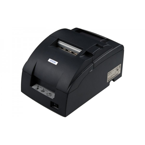 Компактный чековый принтер TM-U220D (RS-232) черный, без обрезчика