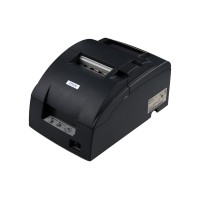 Небольшой чековый принтер TM-U220D (LPT) черный, без обрезчика + модуль Ethernet