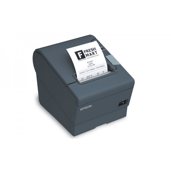 Энергоэкономный термопринтер печати чеков с обрезчиком TM-T88V (USB, RS-232) черный