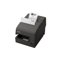 Гибридный двухстанционный принтер чеков с обрезчиком Epson TM-H6000IV (USB, RS-232) черный